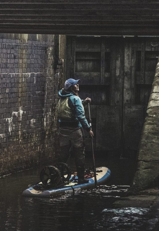 Sian Sykes, paddle board, plastic, Wales, Circumnavigation