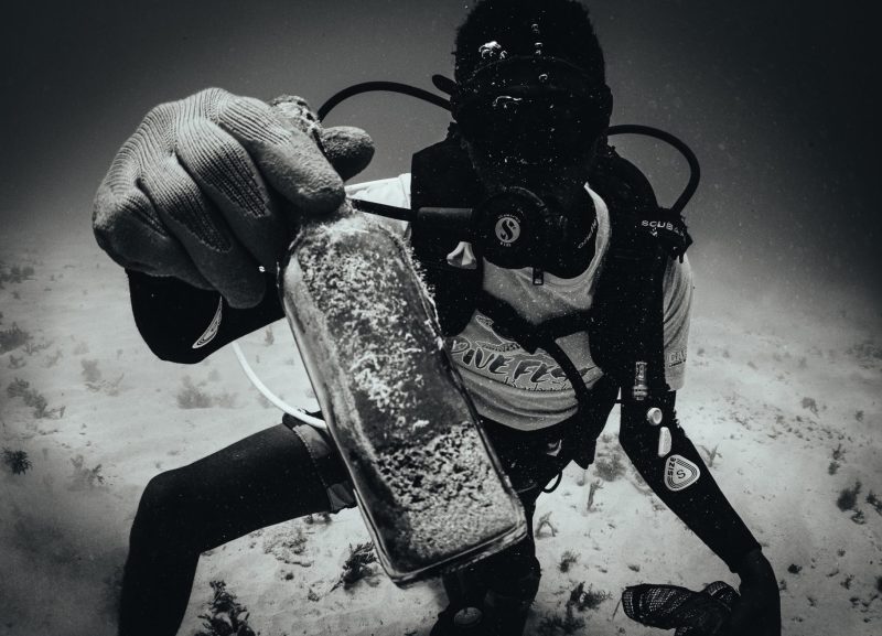 BARBADOS-OCEAN-CLEAN-UP-GLASS-BOTTLE
