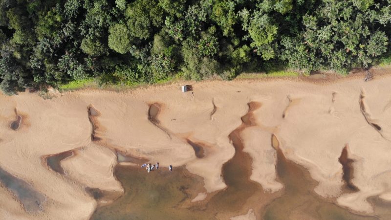 Essequibo kayaks drone shot Jon WIlliams