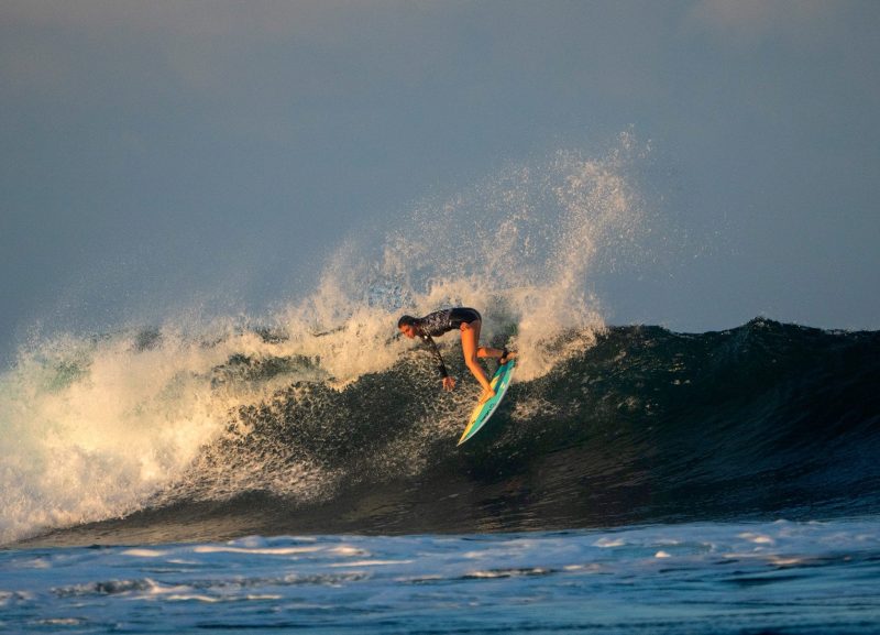 surfing in Madagascar waves