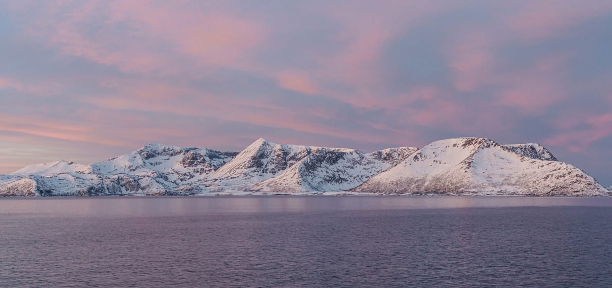 polar night arctic light pollution marine organisms sunrise