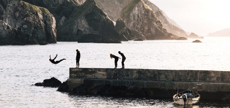 Finisterre Natural History Museum pier diving Donegal