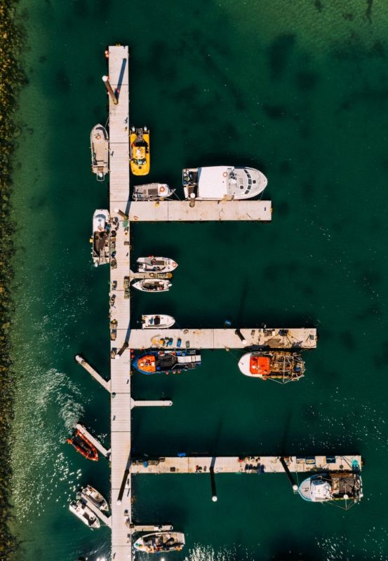 Jersey fishermen fishing boats