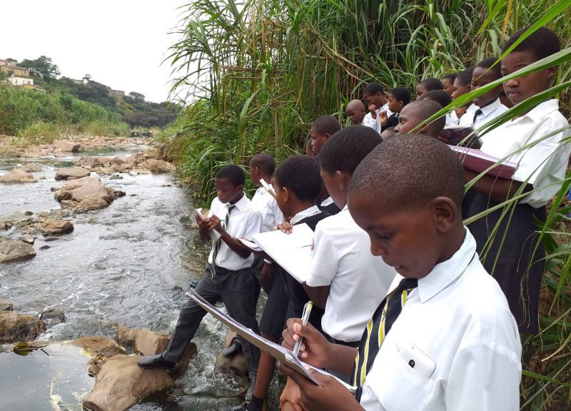 School trip Threatened Amphibian Programme Dr Jeanne Tarrant Endangered Wildlife Trust