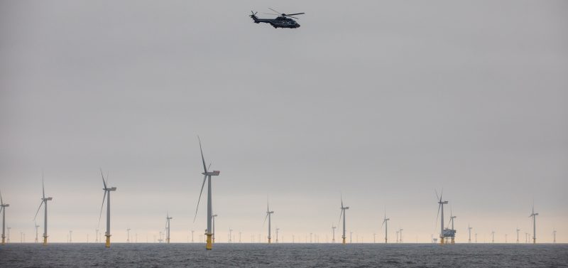 Greenpeace Dogger Bank MPA illegal trawling police helicopter wind farm