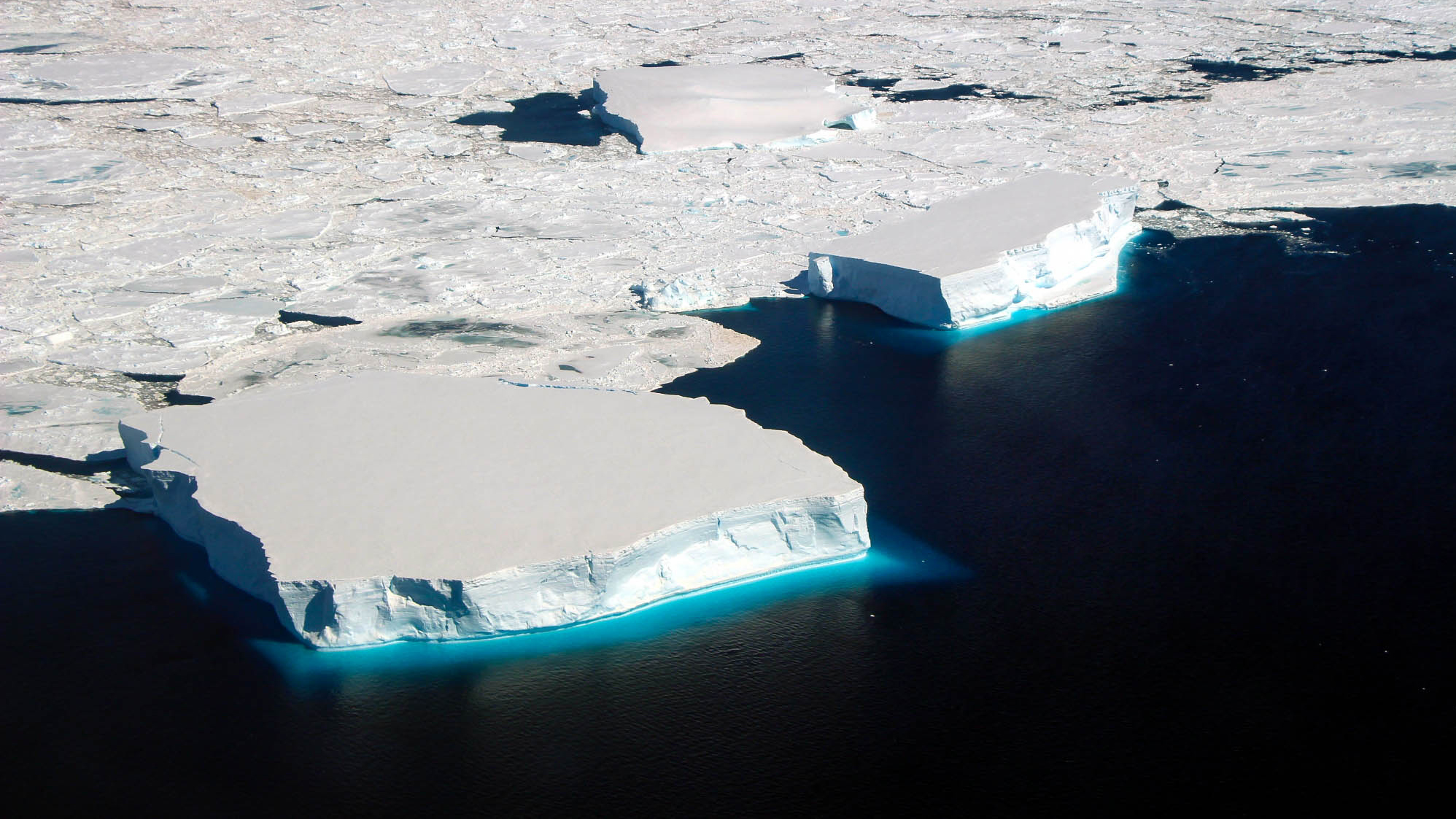Weddell Sea ice, NASA