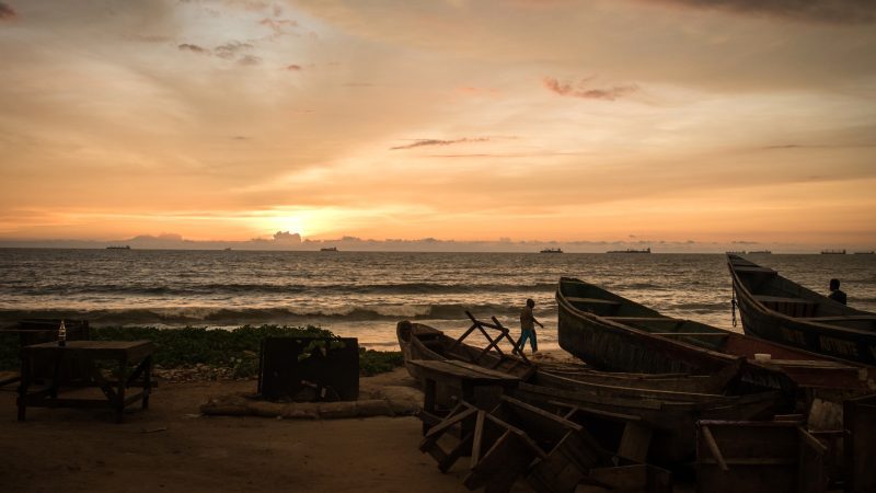 Shark fishing Republic of Congo TRAFFIC coastline