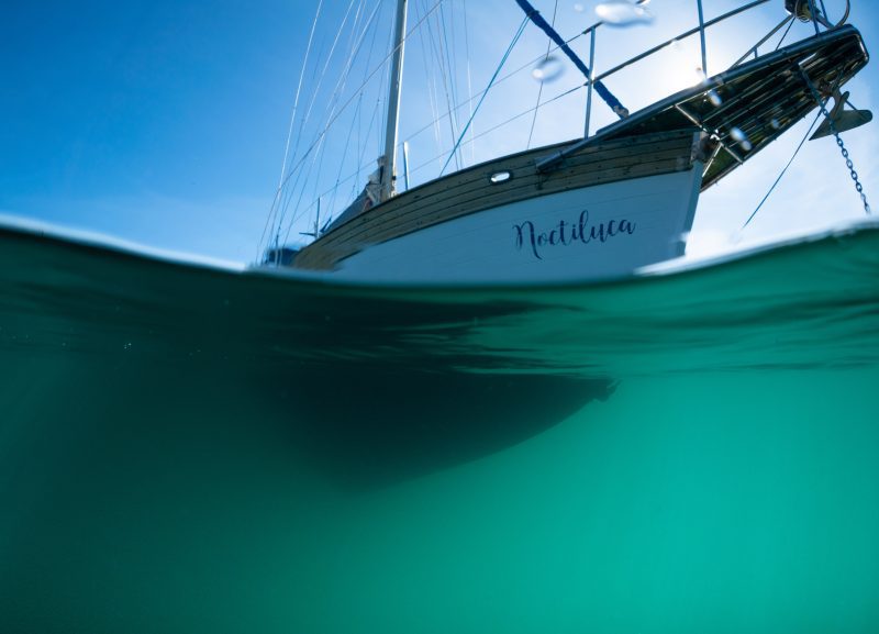 Lou Luddington sailing